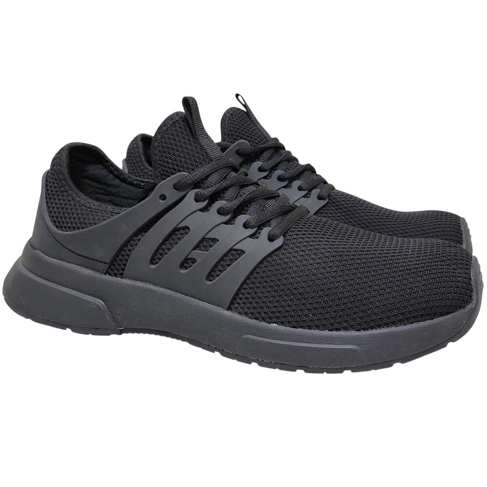 Deer Stags Men Cortez Low Top Fashion Sneakers Size US 10.5M Black Mesh